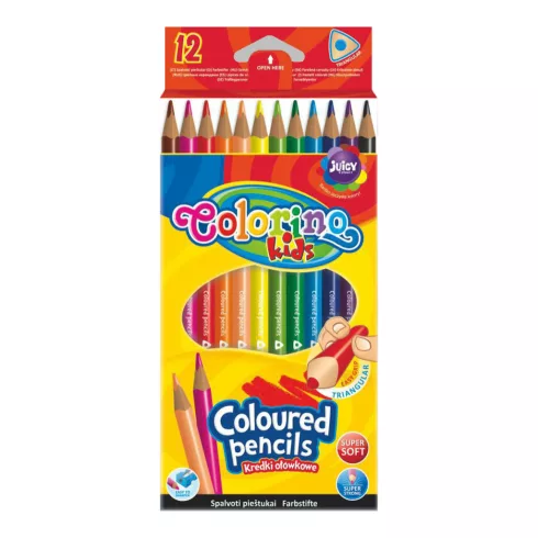 27- Színes ceruza Colorino 12 darabos háromszög - 51798