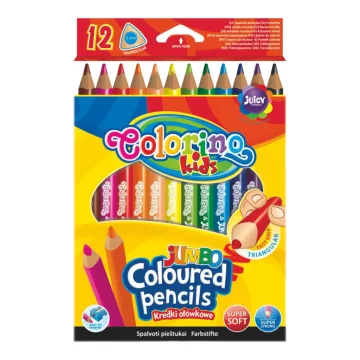 27- Színes ceruza Colorino 12 darabos Jumbo - 51859