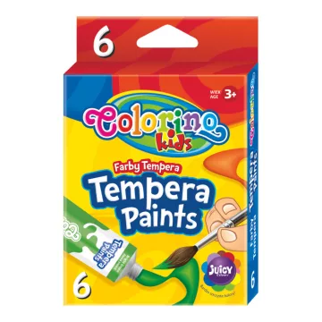 27- Tempera tubusos Colorino 6 x 12 ml - 68390