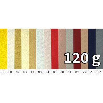 12- Másolópapír Curious A/4, 120 gr. METÁL - 14 színben