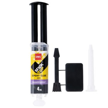 08- Ragasztó Deli Epoxy kétkomponensű 4ml - A526