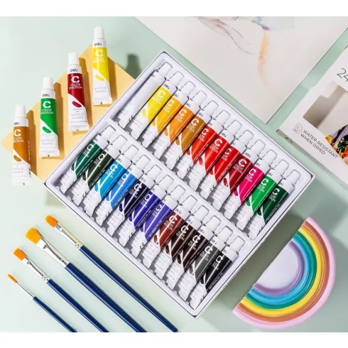 14- Tempera tubusos Deli Color Emotion 24 x 12 ml. - DEC11-24