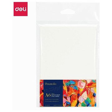 R- Akvarell papír Deli A6 - 300 gr / 16 ív