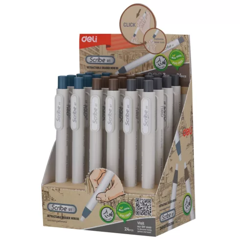 10- Radírstift Deli Scribe - 01800