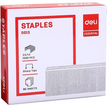 14- Tűzőkapocs Deli 23/13 - 0013