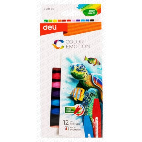08- Olajpasztell Deli 12-es hatszögletű Color Emotion - C20100