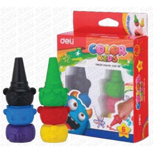 08- Zsírkréta Deli 6 db-os Color Kids - 20790