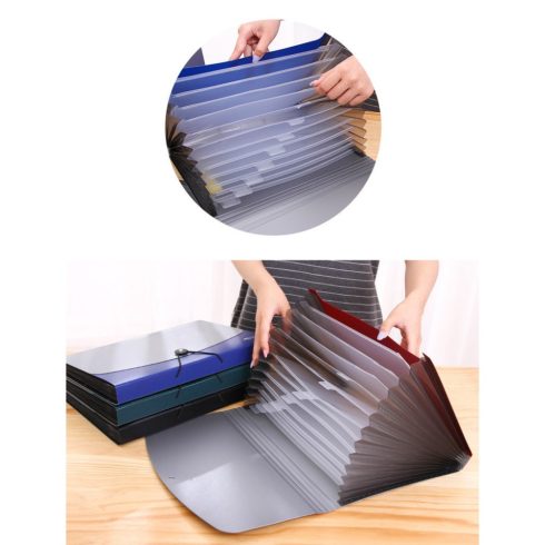 16 - Irattartó mappa Deli 13 rekeszes - 5558