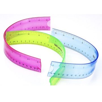08- Vonalzó Deli hajlítható 30 cm - 6209