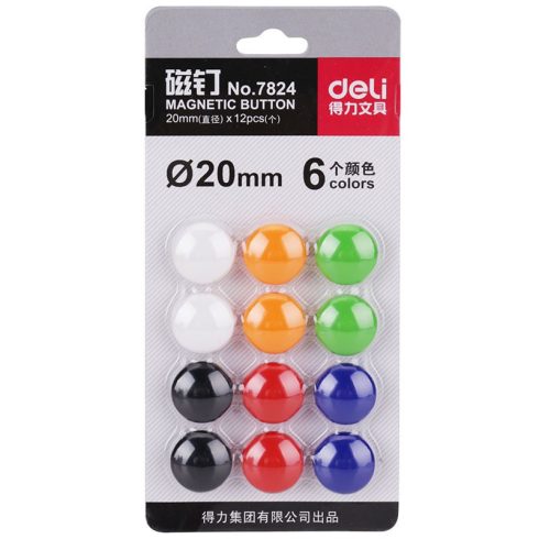08- Mágnesgomb Deli 20 mm - 7824