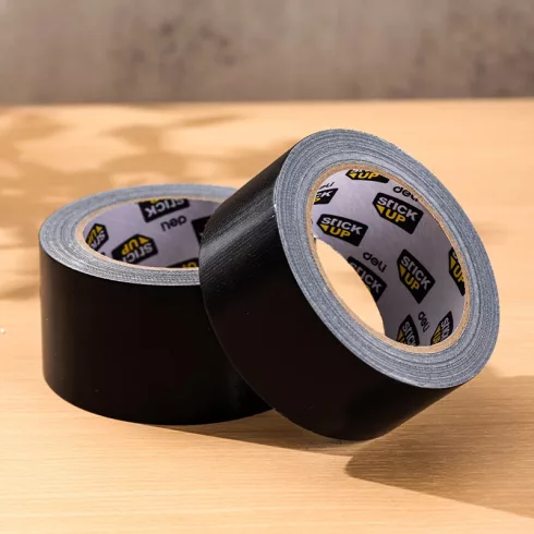 08- Ragasztószalag Deli szövetes 48mm/20m fekete - A616