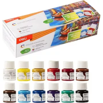 10- Tempera Deli tégelyes 12x25 ml - DEL14-12