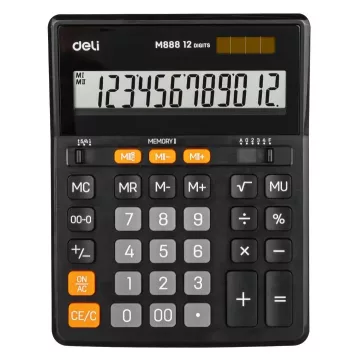 04- Számológép Deli asztali, 12 digit - M666
