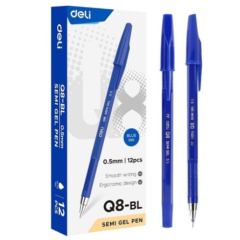 09- Golyóstoll Deli kupakos Q8 - 3 színben