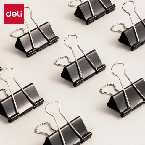 24- Binder kapocs Deli 19 mm - DEZ65