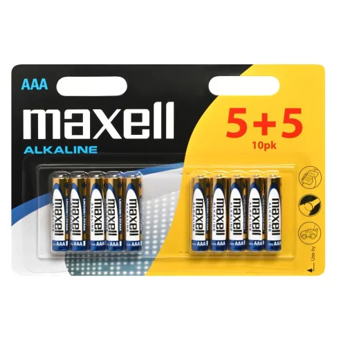 13- Elem mikro Maxell LR3 AAA - 5+5 darabos