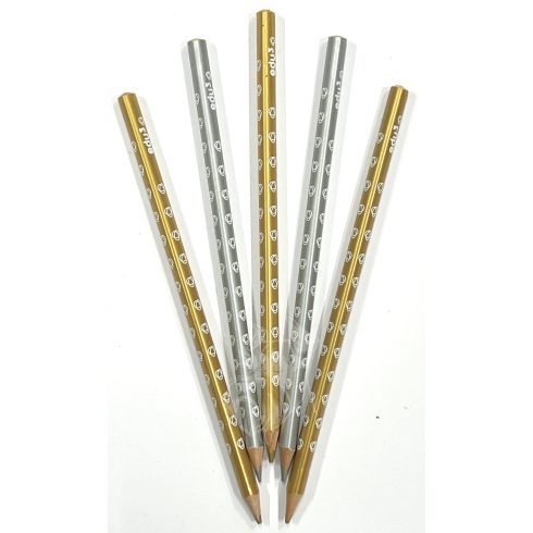 26- Edu3 vékony arany-ezüst szóló színes ceruza