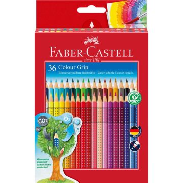   18- Színes ceruza Faber-Castell 36 darabos Grip 2001 - 112442