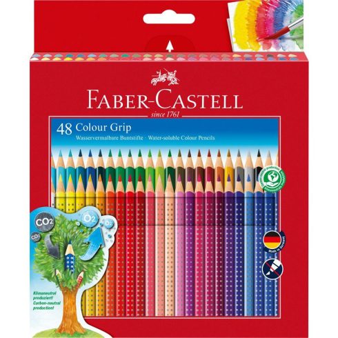 18- Színes ceruza Faber-Castell 48 darabos Grip - 112449