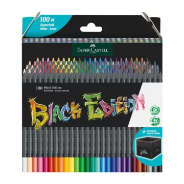   18 - Színes ceruza Faber-Castell Black Edition 100 darabos - 116411