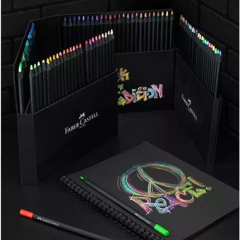 18 - Színes ceruza Faber-Castell Black Edition 100 darabos - 116411