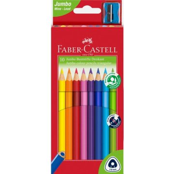 18- Színes ceruza Faber-Castell 10 darabos Junior - 116510