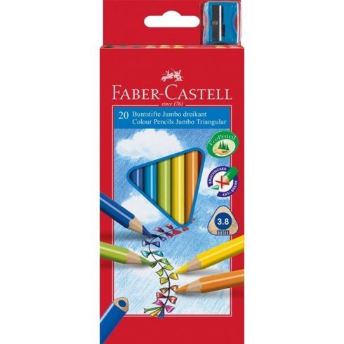 18- Színes ceruza Faber-Castell 20 darabos Junior - 116520