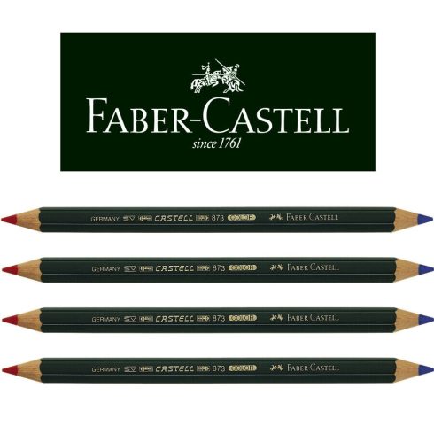 18- Postairon Faber-Castell piros-kék vastag - 117500