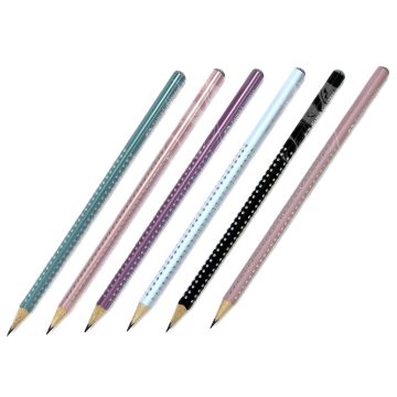 18- Ceruza Faber-Castell Sparkle METÁL - 6 színben 