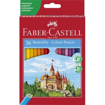   18- Színes ceruza Faber-Castell 36 darabos vármintás - 120136
