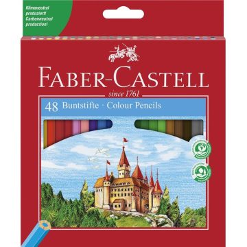   18- Színes ceruza Faber-Castell 48 darabos vármintás - 120148