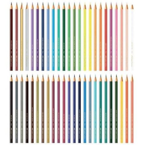18- Színes ceruza Faber-Castell 48 darabos vármintás - 120148