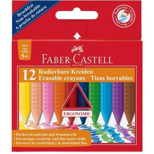 18- Zsírkréta Faber-Castell 12 darabos Grip - 122520