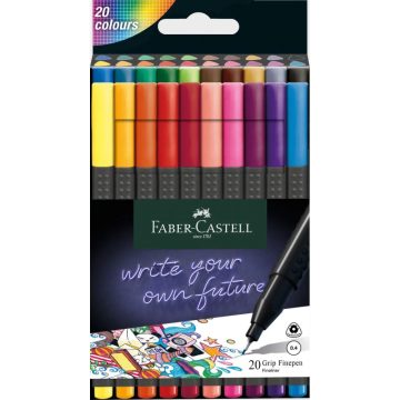 17- Tűfilc Faber-Castell 20 darabos GRIP - 151620