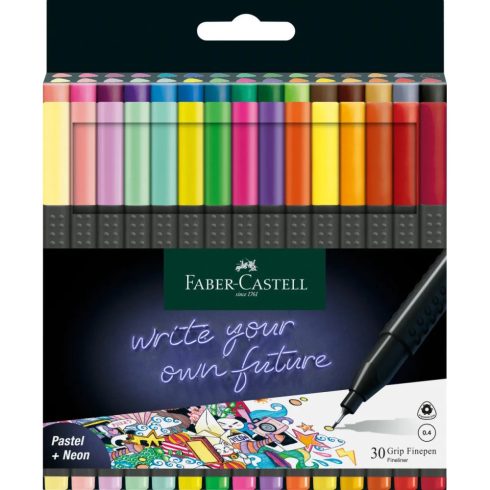 17- Tűfilc Faber-Castell 30 darabos GRIP - 151630
