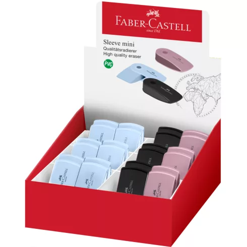 18- Radír Faber-Castell Sleeve mini pasztell - 182477