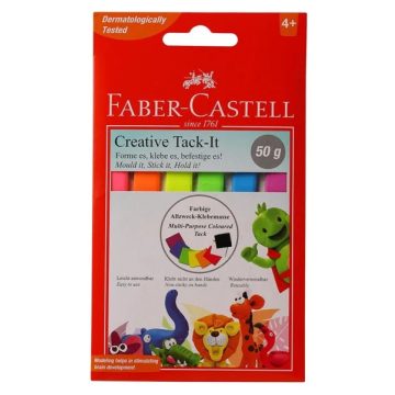 18- Gyurmaragasztó színes Faber-Castell Tack-It 50gr.