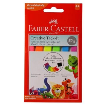 18- Gyurmaragasztó Faber-Castell színes Tack-It 50gr.