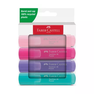 17 - Szövegkiemelő Faber-Castell 4 darabos pasztell 