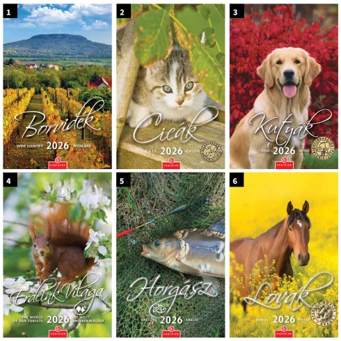 36- Falinaptár CSG 2026 - Kicsi (210x320mm) - 13 minával