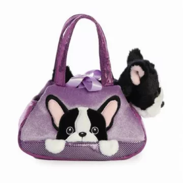 Fancy Pals 20cm Peek-a-Boo francia bulldog táskában