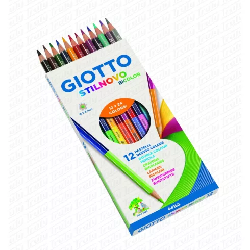 26- Színes ceruza Giotto Stilnovo Bicolor 12 darabos - 256900