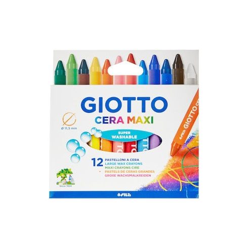 26- Giotto zsírkréta 12 db-os Cera - Maxi