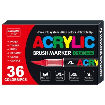 12 - Akrilfilc 36 darabos ecsetes - 8101-36