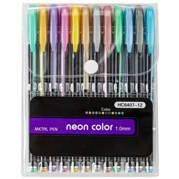 12- Zselés toll 12 darabos METÁL - HC6407-12