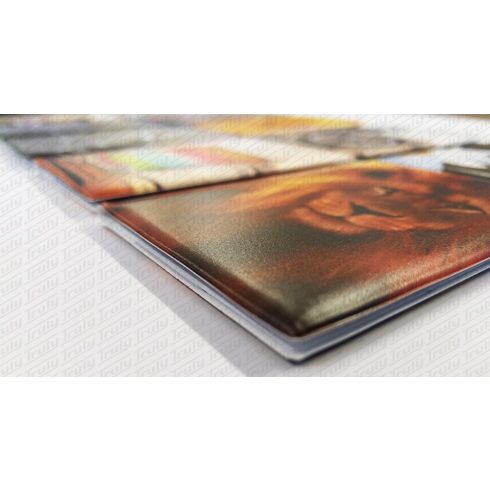 29- Okmánytartó mintás 8 lapos