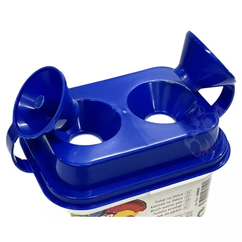 R- Ecsetmosó pohár két rekeszes - 18904