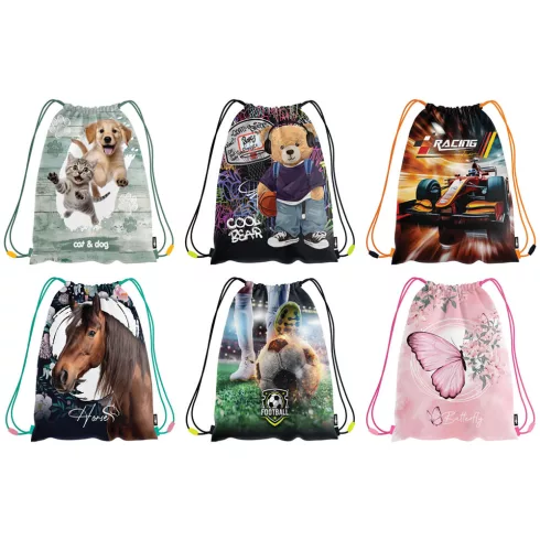 R - Tornazsák mintás, vízálló poliészter - 6 minta