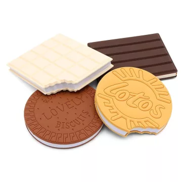 06- Jegyzettömb csokoládé, illatos, 4 mintával, dobozban