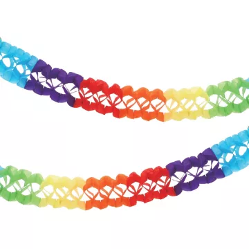 R- Party girland színes 2 darabos 2,5 m x 7 cm - 330327